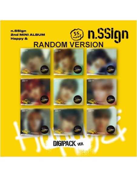 [DIGIPACK] n.SSign 2nd Mini Album - Happy & (Random Ver.) CD