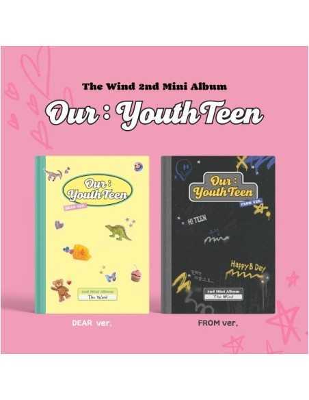 [SET] THE WIND 2nd Mini Album - Our : YouthTeen (SET Ver.) 2CD + 2Poster