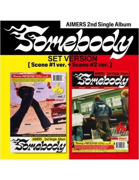 [SET] AIMERS 2nd Single Album - Somebody (SET Ver.) 2CD