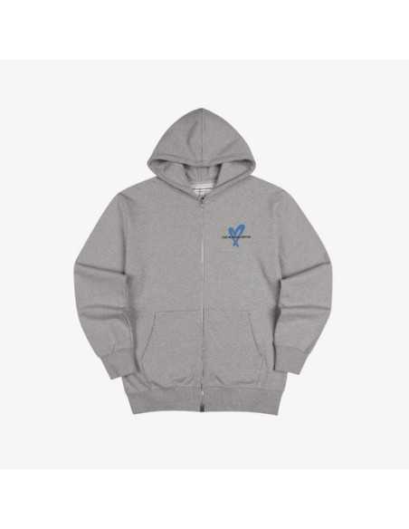 TWS DEBUT Goods - ZIP-UP HOODIE (grey)
