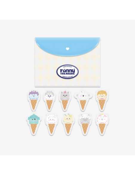 TREASURE FUNNYTREASURES2 Goods - MINI POUCH EPOXY STICKER PACK