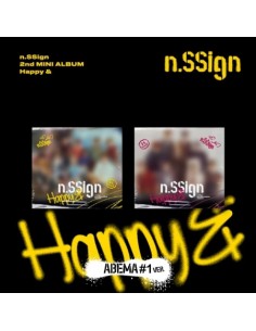 n.SSign 2nd Mini Album - Happy & (ABEMA 1 Ver.) CD