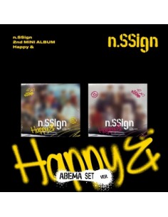 [SET] n.SSign 2nd Mini Album - Happy & (ABEMA SET Ver.) 2CD