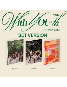 [SET] TWICE 13th Mini Album - With YOU-th (SET Ver.) 3CD...