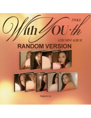 DIGIPACK] TWICE 13th Mini Album - With YOU-th (Random Ver.) CD