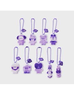 BT21 Purple of Wish Edition Goods - minini Random Keyring