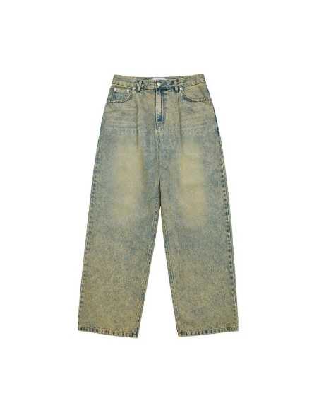【acme'de la vie】☆YELLOW BRUSH WASHING WIDE DENIM PANT.S ☆ACME DE LA VIE☆YELLOW BRUSH WASHING WIDE DENIM PANTS
