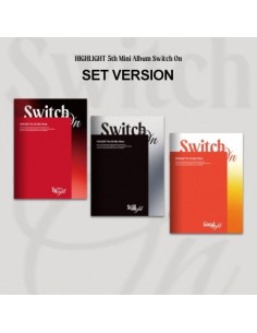 [SET] HIGHLIGHT 5th Mini Album - Switch On (SET Ver.) 3CD