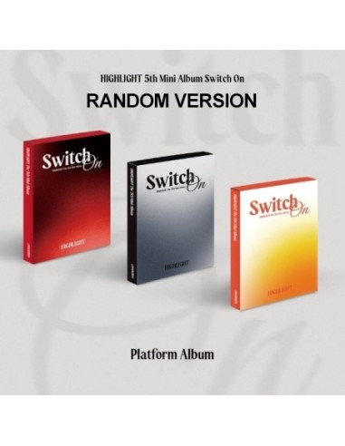 [Smart Album] HIGHLIGHT 5th Mini Album - Switch On (Random Ver.) Platform  Album Ver.