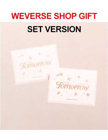 [Weverse Shop Gift][Smart Album][SET] TXT Album - minisode 3: TOMORROW (SET Ver) 2Weverse Albums Ver.