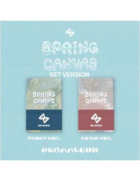[Smart Album][SET] SEVENUS 1st Mini Album - SPRING CANVAS (SET Ver.) 2POCA ALBUM