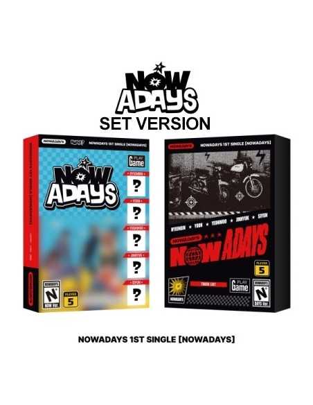 [SET] NOWADAYS 1st Single Album - NOWADAYS (SET Ver.) 2CD + 2Poster