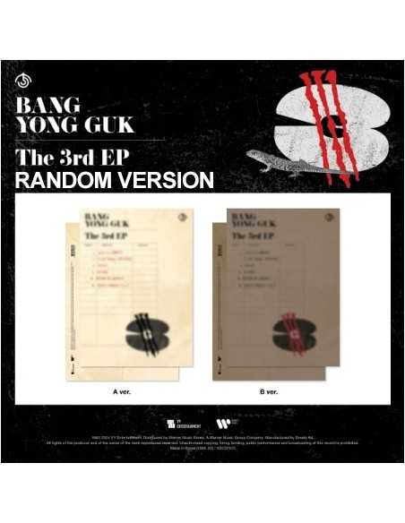 BANG YONG GUK 3rd EP Album - 3 (Random Ver.) CD