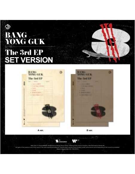 [SET] BANG YONG GUK 3rd EP Album - 3 (SET Ver.) 2CD