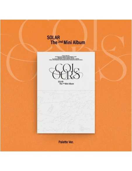 SOLAR 2nd Mini Album - COLOURS (Palette Ver.) CD + Poster