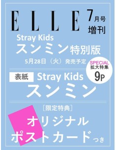 ELLE JAPAN 2024-07 Stray Kids SEUNGMIN