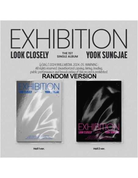YOOK SUNG JAE 1st Single Album - EXHIBITION : Look Closely (Random Ver.) CD