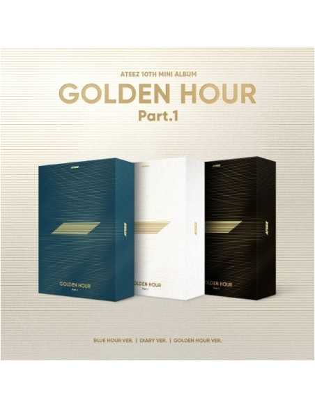 [SET] ATEEZ 10th Mini Album - GOLDEN HOUR : Part.1 (SET VER.) 3CD