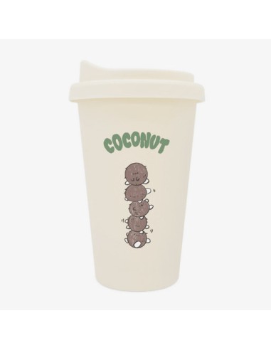 [Pre Order] KIM JUN SU with COCONUT Goods - Coconut Reusable Tumbler (Ivory)