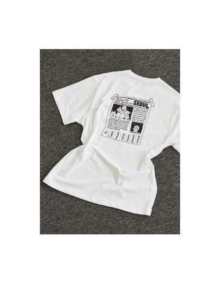 BT21 CITY EDITION Goods - T-Shirt (White) - Seoul