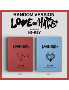 H1-KEY 3rd Mini Album - LOVE or HATE (Random Ver.) CD
