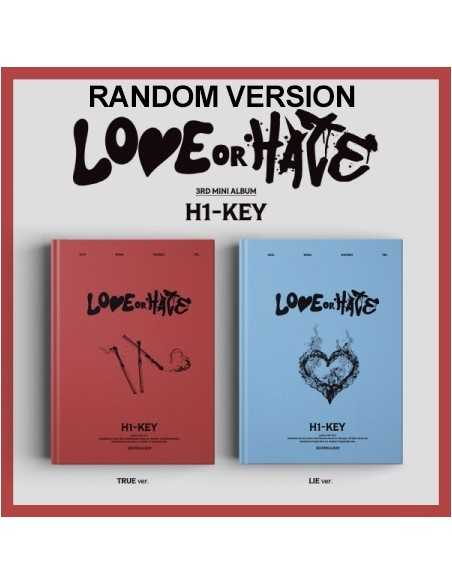 H1-KEY 3rd Mini Album - LOVE or HATE (Random Ver.) CD