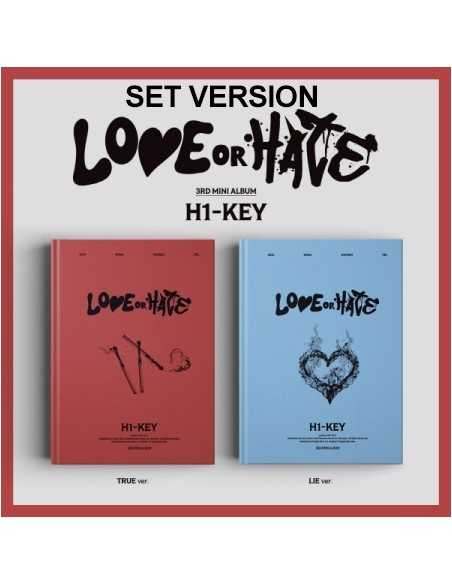 [SET] H1-KEY 3rd Mini Album - LOVE or HATE (SET Ver.) 2CD