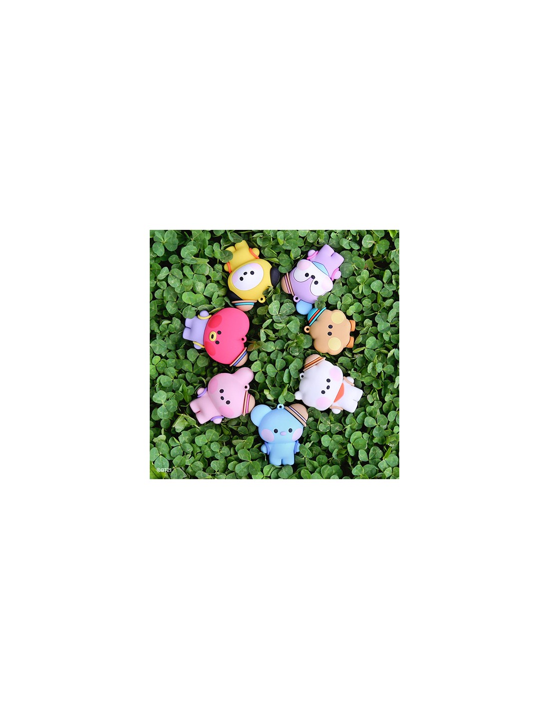 BT21 X Monopoly Collaboration - minini Figure Keyring