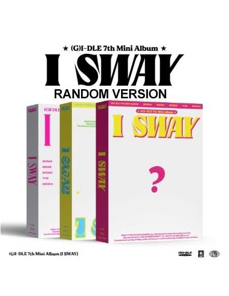 I-DLE 7th Mini Album - I SWAY (Random Ver.) CD + Poster