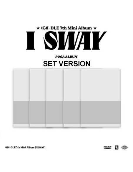 [Smart Album][SET] I-DLE 7th Mini Album - I SWAY (SET Ver.) 5POCA