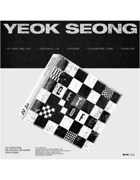 LEE SEUNG YOON 3rd Album - YEOK SEONG CD
