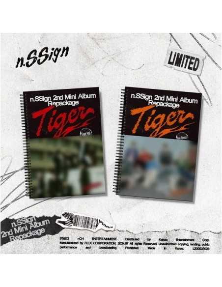 n.SSign 2nd Mini repackage Album - Tiger (Random Ver.) CD