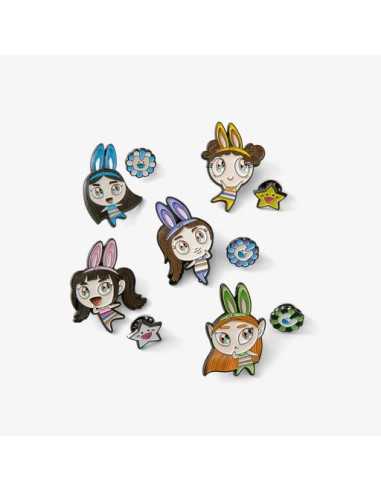 NewJeans MURAKAMI Goods - METAL PIN BADGE