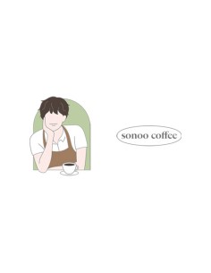 SON WOO HYEON sonoo coffee Goods - METAL BADGE