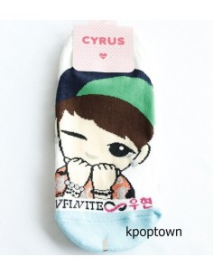 INFINITE 1 Pairs of  Character Socks - WOOHYUN