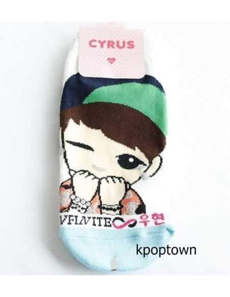 INFINITE 1 Pairs of  Character Socks - WOOHYUN