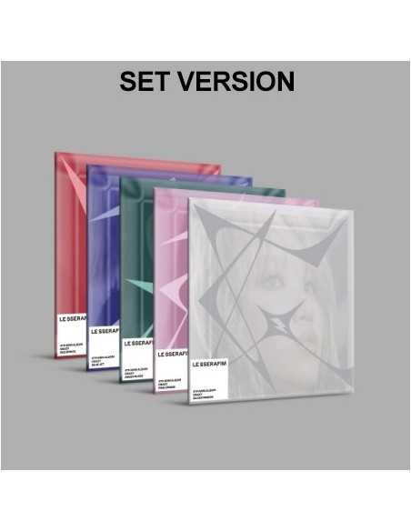 COMPACT][SET] LE SSERAFIM 4th Mini Album - CRAZY (SET Ver