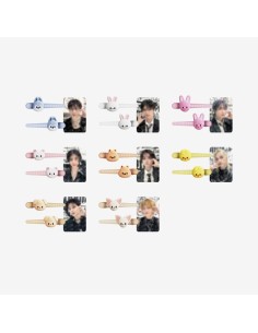 アイドル Stray Kids MINI HAIR CLIP ALL TYPES SET Stray Kids - Mini Hair Clip ['JYP JAPAN POP-UP Store 2025