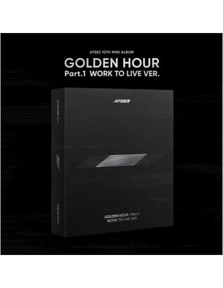 ATEEZ 10th Mini Album - GOLDEN HOUR PART.1 WORK TO LIVE VER CD