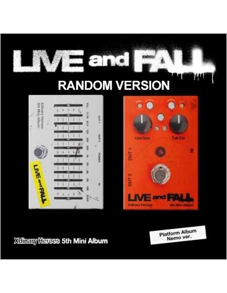 [Smart Album] Xdinary Heroes 5th Mini Album - LIVE and FALL (Random Ver.) PLATFORM ALBUM_NEMO VER.