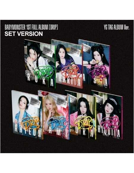 [Smart Album][SET] BABYMONSTER 1st Album - DRIP (SET Ver.) 7YG TAG ALBUM Ver.