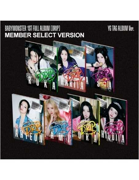 [Smart Album] BABYMONSTER 1st Album - DRIP (Random Ver.) YG TAG ALBUM Ver.