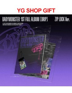 [YG Shop Gift] BABYMONSTER 1st Album - DRIP (ZIP LOCK...