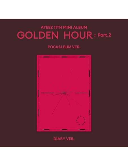 [Smart Album] ATEEZ 11th Mini Album - GOLDEN HOUR : Part.2 (DIARY VER.) POCA ALBUM