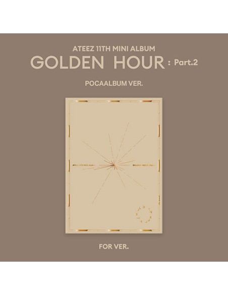 Smart Album] ATEEZ 11th Mini Album - GOLDEN HOUR : Part.2