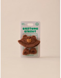 BT21 Baby Pluppy Goods - Costume Closet Bear Bucket Hat Set