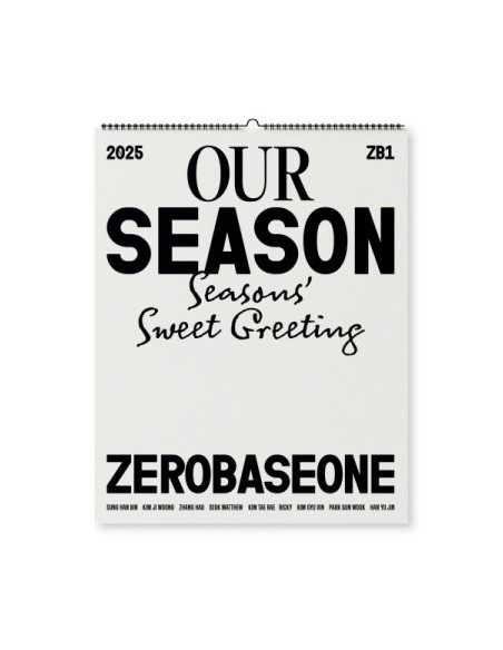 [WALL CALENDAR] ZEROBASEONE 2025 SEASON’S GREETINGS [OUR Season]