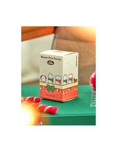 BT21 minini Petit Holiday Goods - Snowman Random Plush Keyring