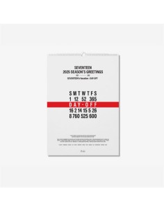 SEVENTEEN 2025 WALL CALENDAR