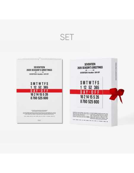 [SET] SEVENTEEN 2025 SEASON’S GREETINGS + WALL CALENDAR SET
